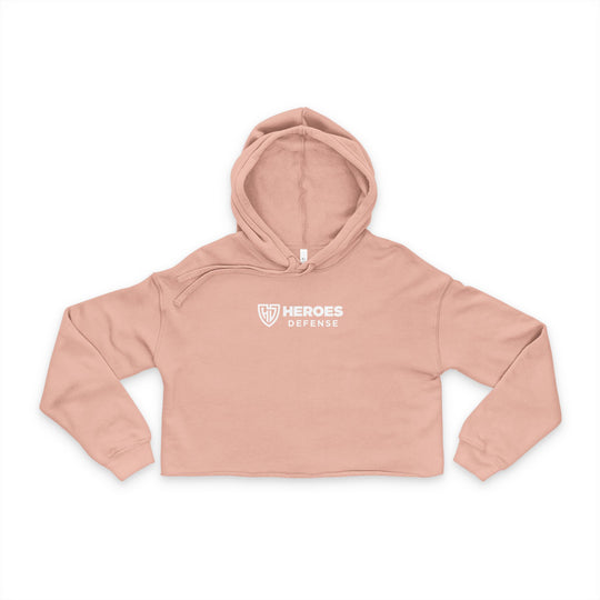 Minimalist Cropped Hoodie - Heroes Defense