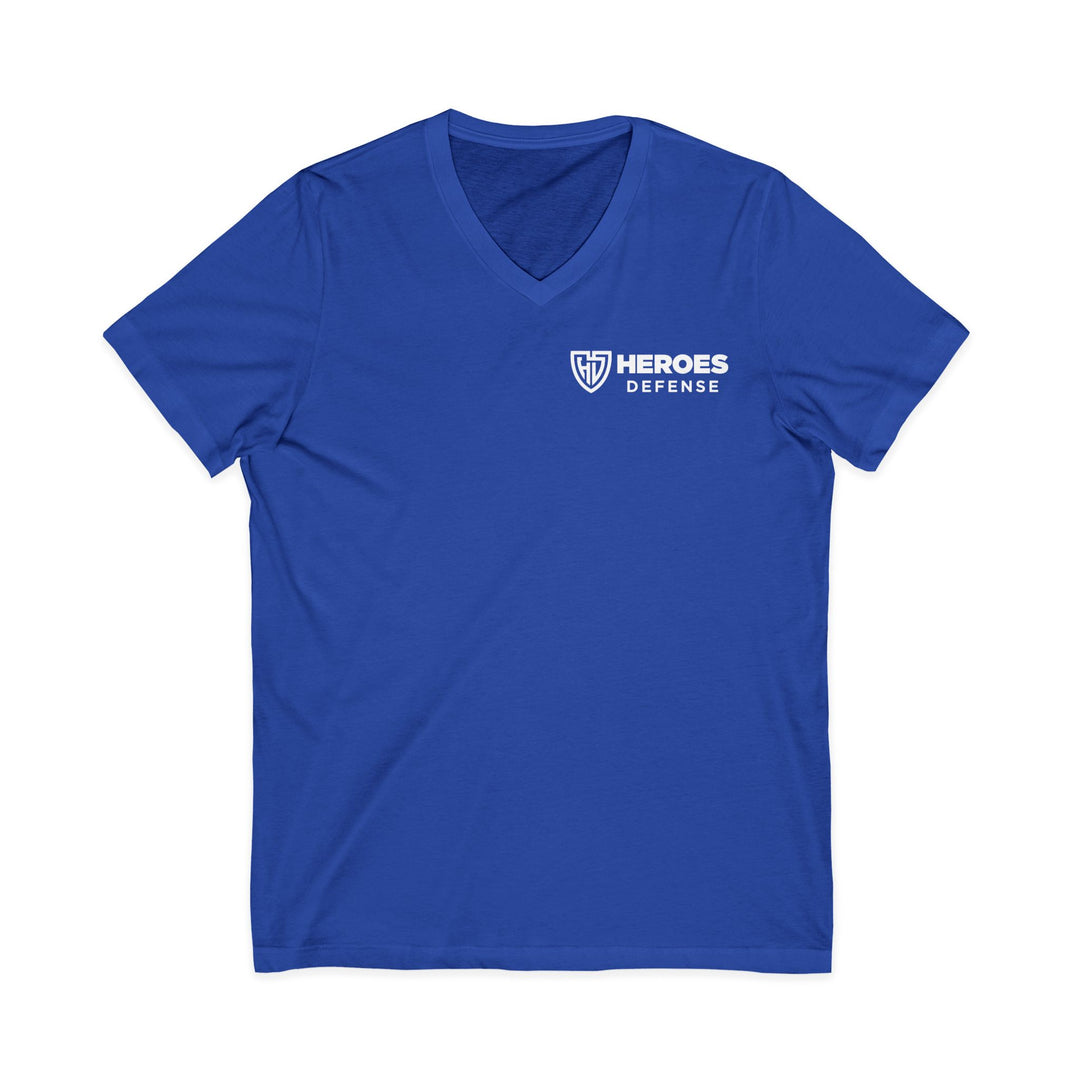 Heroes Defense Women's V-Neck Tee
