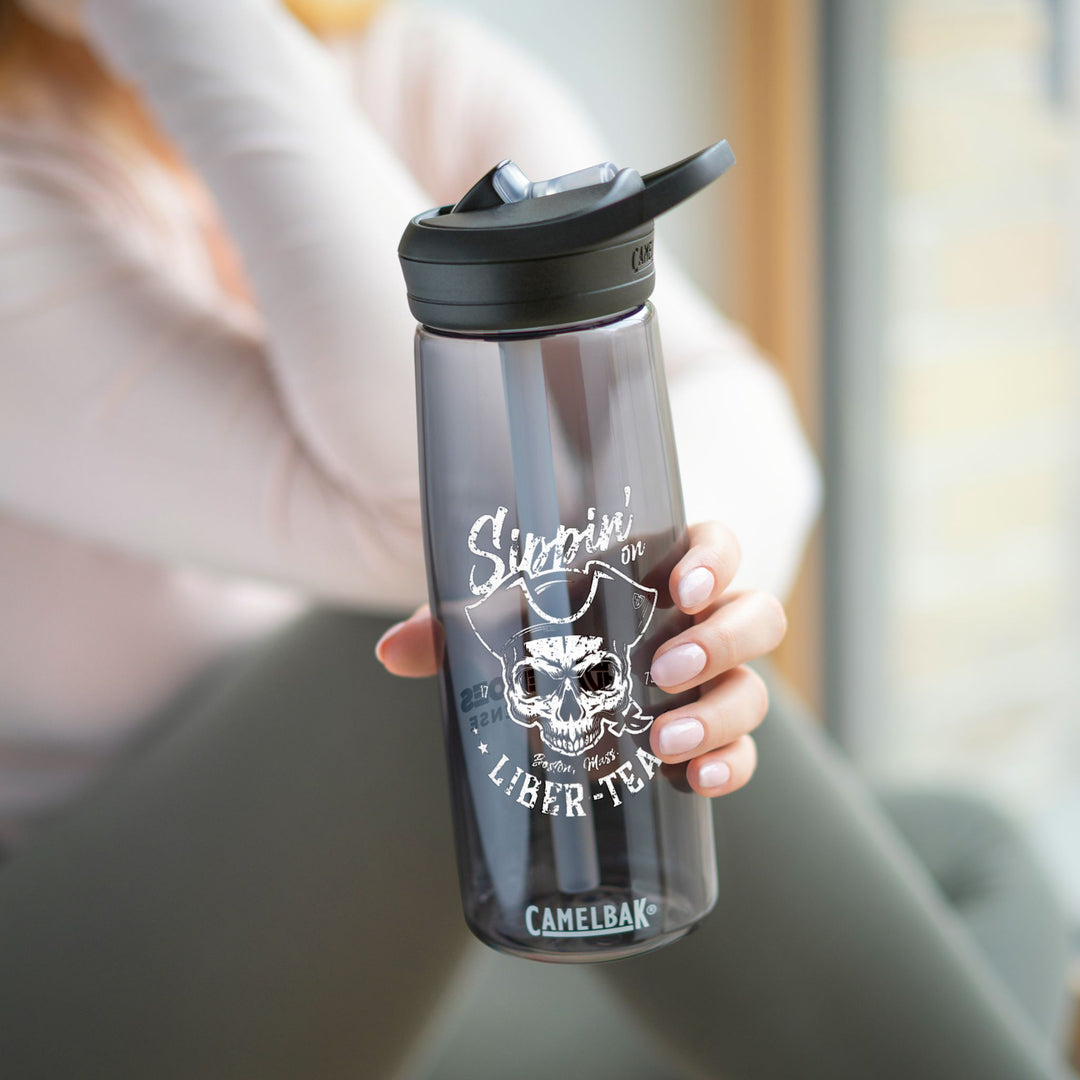 Sippin on Liber-Tea Camelbak Waterbottle