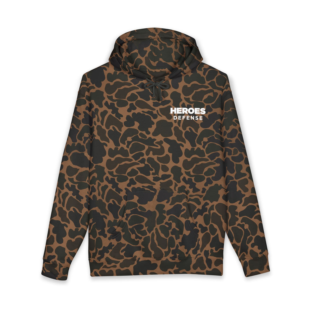 Heroes Defense Camo Hoodie Pullover