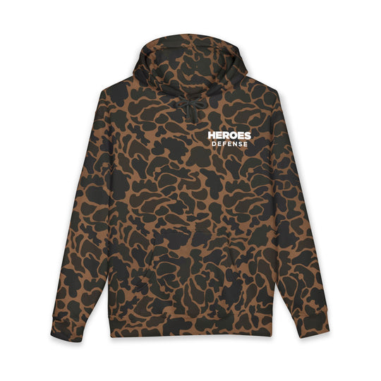 Heroes Defense Camo Hoodie Pullover
