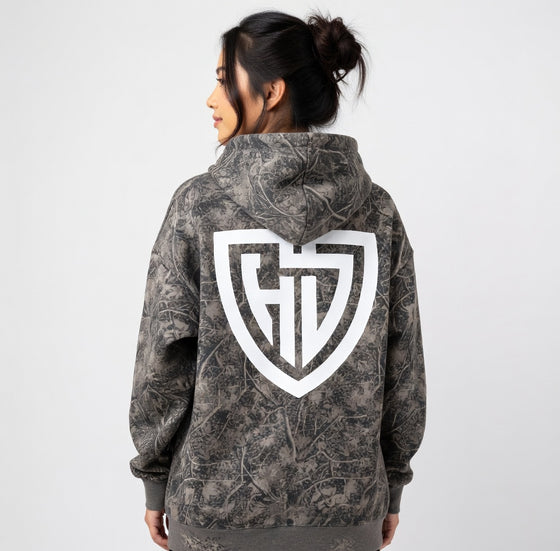 Heroes Defense Camo Hoodie Pullover