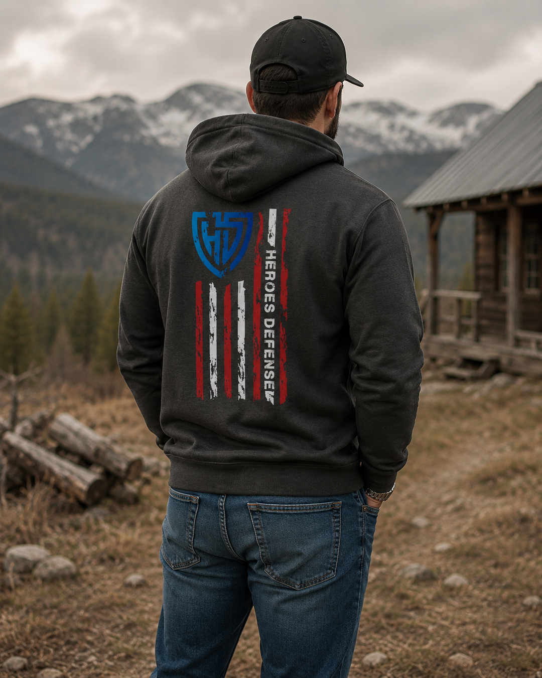Tattered Flag Hoodie