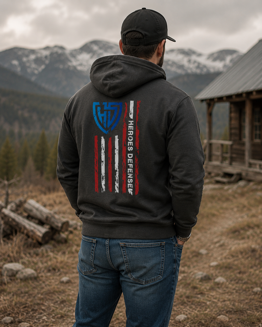 Tattered Flag Hoodie