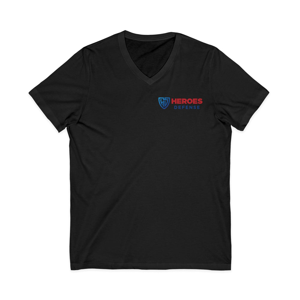 Heroes Defense Women's V-Neck Tee