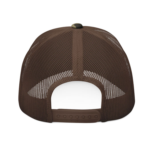 Heroes Defense Camo Embroidered Trucker Hat