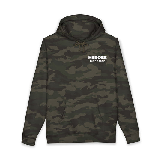 Heroes Defense Camo Hoodie Pullover
