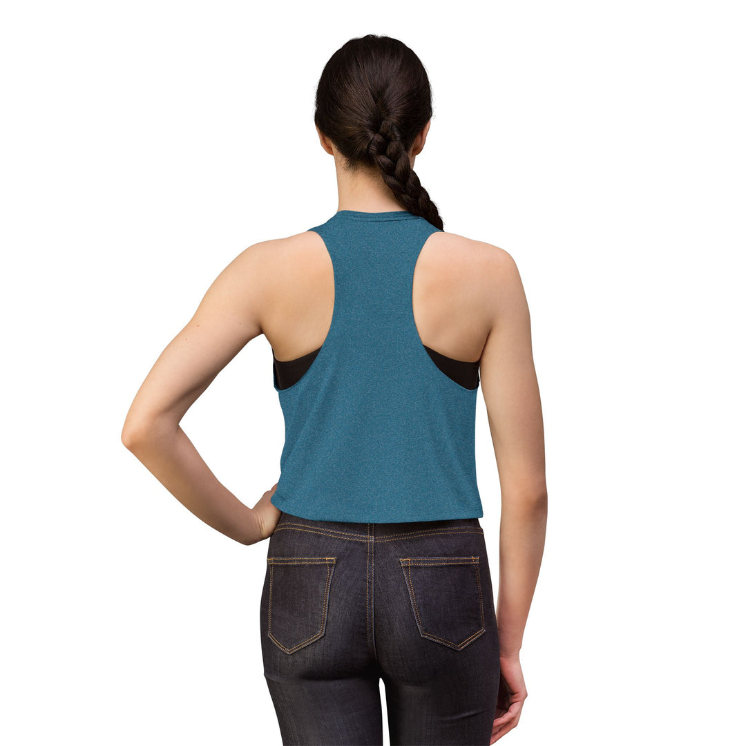 Heroes Defense Women's Cropped Tank — Serve. Honor. Repeat.