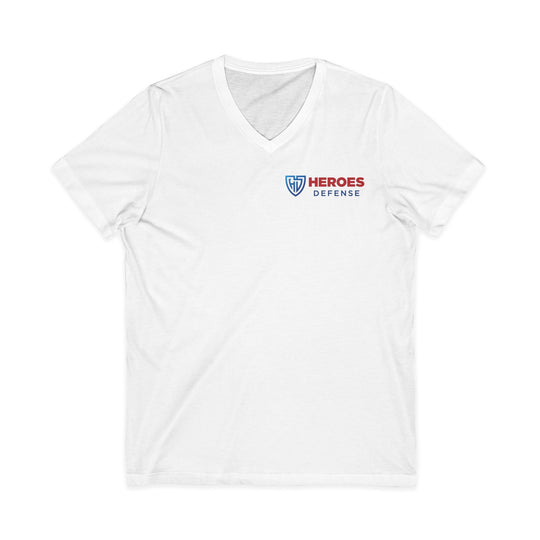 Heroes Defense Women's V-Neck Tee