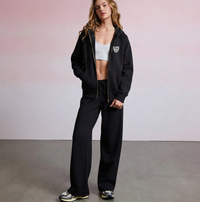Women's Cropped Zip-Up Hoodie