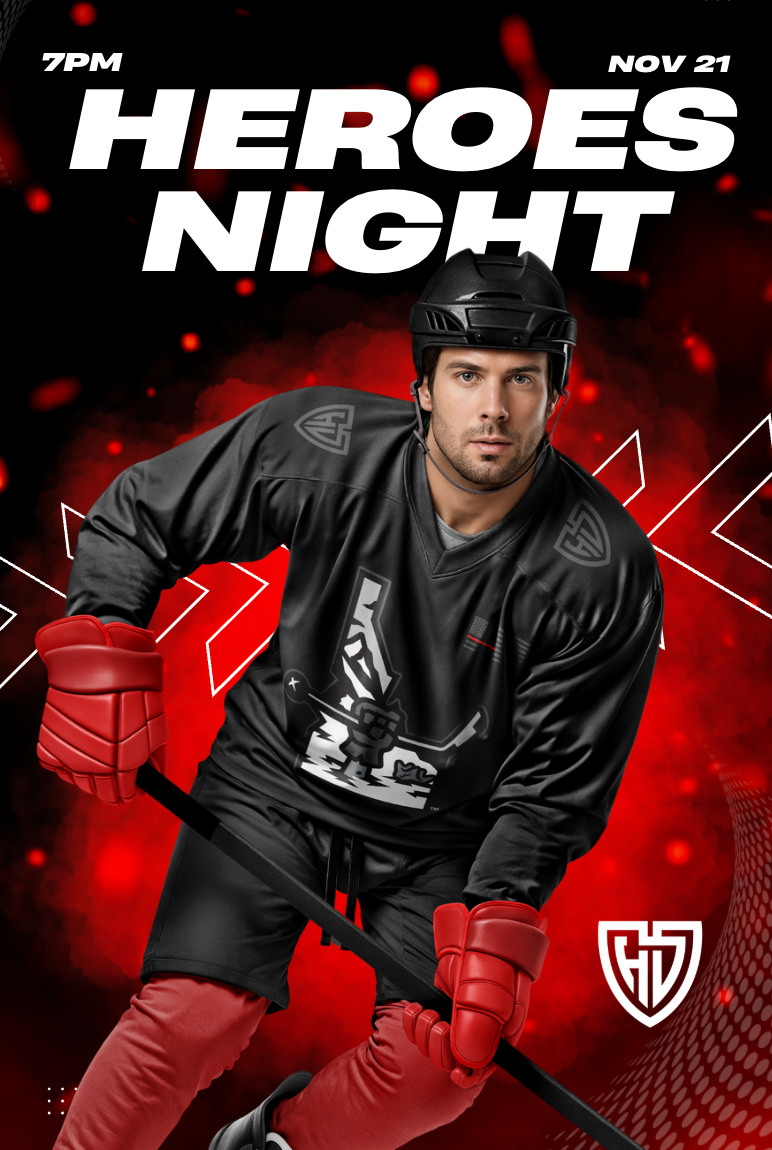 Blackout Spud Kings Hockey Jersey - Limited Edition Pre-Order